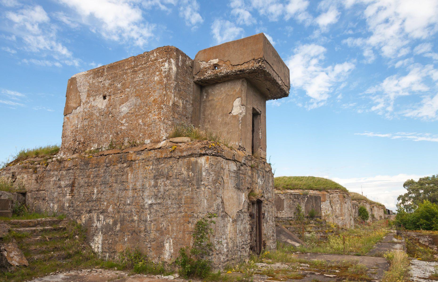 Búnker, Isla Totleben, Golfo de Finlandia